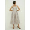 Oasis Metallic Jacquard Full Skirted Midi Dress For Female -Oasis Sales Store unnamed file 4351