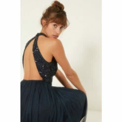 Oasis Tonal Sequin Halterneck Midi Dress For Female 14 Oasis Tonal Sequin Halterneck Midi Dress For Female -Oasis Sales Store unnamed file 4367