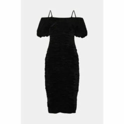 Oasis Rachel Stevens Petite Print Ruched Midi Dress For Female -Oasis Sales Store unnamed file 4413