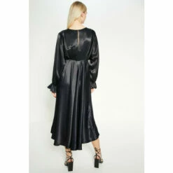 Oasis Rachel Stevens Petite Satin Blouson Midi Dress For Female -Oasis Sales Store unnamed file 4451