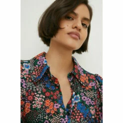 Oasis Jersey Crepe Floral Shirt For Female -Oasis Sales Store unnamed file 4528