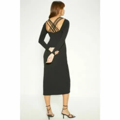Oasis Petite Strappy Back Crepe Jersey Midi Dress For Female -Oasis Sales Store unnamed file 4559