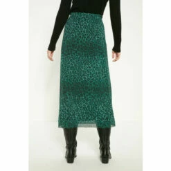 Oasis Leopard Plisse Midi Skirt For Female -Oasis Sales Store unnamed file 4564
