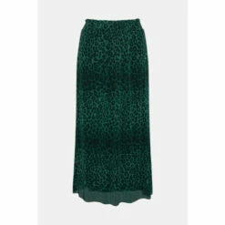 Oasis Leopard Plisse Midi Skirt For Female -Oasis Sales Store unnamed file 4565