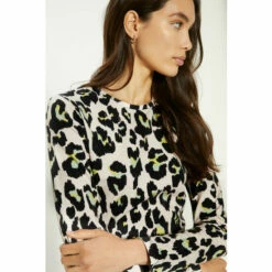 Oasis Cotton Animal Crew Neck Long Sleeve Top For Female -Oasis Sales Store unnamed file 4578