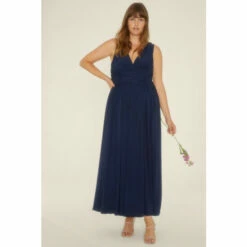 Oasis Plus Size Premium Jersey Ruched Maxi Dress For Female