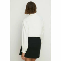 Oasis Cotton Sateen Tab Detail Mini Skirt For Female -Oasis Sales Store unnamed file 4634