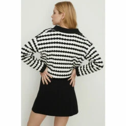 Oasis Premium Ponte Topstitch Button Through Skirt For Female -Oasis Sales Store unnamed file 4713