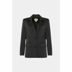 Oasis Rachel Stevens Stretch Satin Tailored Blazer For Female -Oasis Sales Store unnamed file 4725