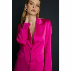 Oasis Rachel Stevens Stretch Satin Tailored Blazer For Female -Oasis Sales Store unnamed file 4728