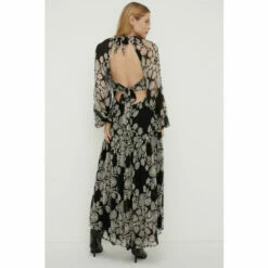 Oasis Rachel Stevens Petite Mono Cut Out Midi Dress For Female -Oasis Sales Store unnamed file 4746