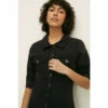 Oasis Button Through Stretch Denim Dress For Female -Oasis Sales Store unnamed file 4754