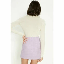 Oasis Petite Tweed Button Detail Mini Skirt For Female -Oasis Sales Store unnamed file 4768