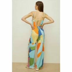 Oasis Slinky Floral Keyhole Front Tie Back Jumpsuit For Female -Oasis Sales Store unnamed file 4876