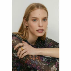 Oasis Floral Shirred Neck Mesh Top For Female 8 Oasis Floral Shirred Neck Mesh Top For Female -Oasis Sales Store unnamed file 4901