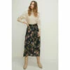 Oasis Floral Metallic Plisse Tired Midi Skirt For Female -Oasis Sales Store unnamed file 4910