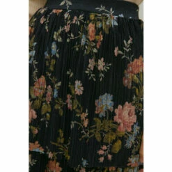 Oasis Floral Metallic Plisse Tired Midi Skirt For Female -Oasis Sales Store unnamed file 4914