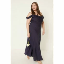 Oasis Plus Size Cowl Satin Bias Midaxi Dress For Female -Oasis Sales Store unnamed file 4918