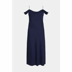 Oasis Plus Size Cowl Satin Bias Midaxi Dress For Female -Oasis Sales Store unnamed file 4919