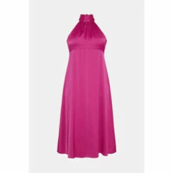 Oasis Plus Size Halter Neck Midi Dress For Female 10 Oasis Plus Size Halter Neck Midi Dress For Female -Oasis Sales Store unnamed file 4958