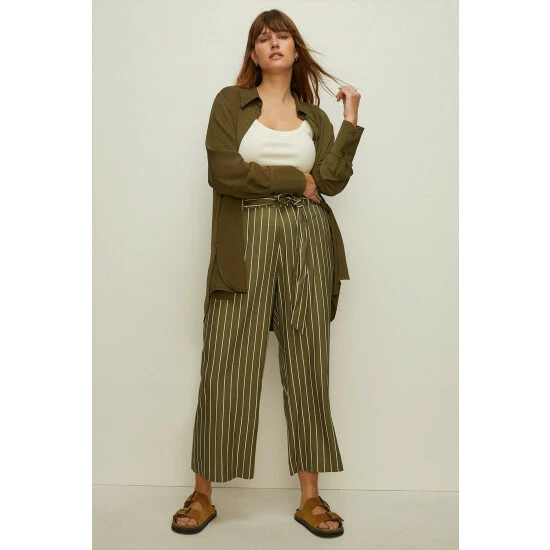 Oasis Plus Size Printed Wide Leg Trouser For Female 7 Oasis Plus Size Printed Wide Leg Trouser For Female - Image 5