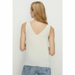 Oasis Essential Woven V Neck Vest For Female -Oasis Sales Store unnamed file 4977