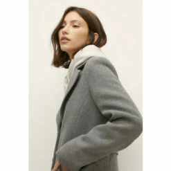 Oasis Premium Italian Wool Mix Tailored Coat For Female -Oasis Sales Store unnamed file 498