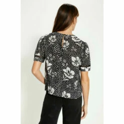 Oasis Essential Lace Insert Mono Floral Woven Tee For Female 9 Oasis Essential Lace Insert Mono Floral Woven Tee For Female -Oasis Sales Store unnamed file 4982