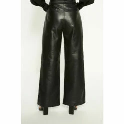 Oasis Real Leather Wide Leg Trouser For Female -Oasis Sales Store unnamed file 4997