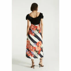 Oasis X Print Sisters Contrast Print Bow Midi Dress For Female 9 Oasis X Print Sisters Contrast Print Bow Midi Dress For Female -Oasis Sales Store unnamed file 501