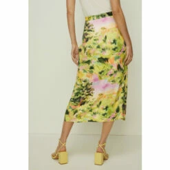 Oasis Rose Dufton Landscape Drape Front Skirt For Female -Oasis Sales Store unnamed file 5013