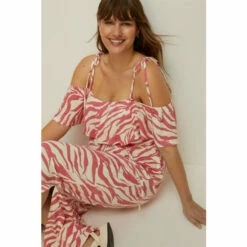 Oasis Plus Size Animal Printed Bardot Maxi Dress For Female 11 Oasis Plus Size Animal Printed Bardot Maxi Dress For Female -Oasis Sales Store unnamed file 5020
