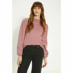 Oasis Scallop Long Sleeve Sweatshirt For Female