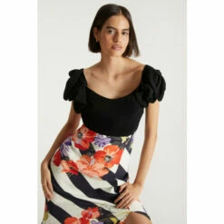 Oasis X Print Sisters Contrast Print Bow Midi Dress For Female 11 Oasis X Print Sisters Contrast Print Bow Midi Dress For Female -Oasis Sales Store unnamed file 503