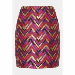 Oasis Plus Size Patterned Jacquard Aline Skirt For Female -Oasis Sales Store unnamed file 5057