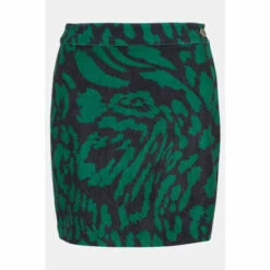Oasis Green Animal Printed Cord Wrap Mini Skirt For Female -Oasis Sales Store unnamed file 5084
