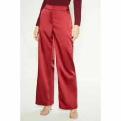 Oasis Rachel Stevens Stretch Satin Straight Leg Trouser For Female -Oasis Sales Store unnamed file 5088