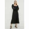 Oasis Rachel Stevens Petite Beaded Organza Puff Sleeve Midi Dress For Female -Oasis Sales Store unnamed file 5094