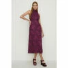 Oasis Floral Satin Burnout Halter Neck Midi Dress For Female -Oasis Sales Store unnamed file 5099