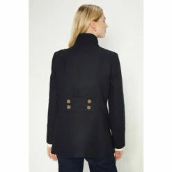 Oasis Premium Italian Wool Mix Short Military Coat For Female -Oasis Sales Store unnamed file 5132