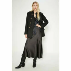 Oasis Premium Italian Wool Mix Short Military Coat For Female -Oasis Sales Store unnamed file 5136