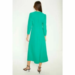 Oasis Draped Crepe Button Detail Midi Dress For Female -Oasis Sales Store unnamed file 5238
