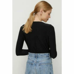 Oasis Premium Slinky Double Layer V Neck Bodysuit For Female -Oasis Sales Store unnamed file 5291