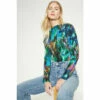 Oasis Abstract Print Plisse Funnel Neck Top For Female 2 Oasis Abstract Print Plisse Funnel Neck Top For Female -Oasis Sales Store unnamed file 5297