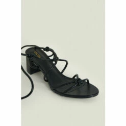 Oasis Knot Detail Strappy Block Heel Sandal For Female -Oasis Sales Store unnamed file 562