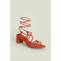 Oasis Knot Detail Strappy Block Heel Sandal For Female -Oasis Sales Store unnamed file 564