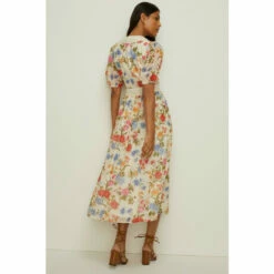 Oasis Petite Floral Dobby Lace V Neck Midi Dress For Female -Oasis Sales Store unnamed file 574