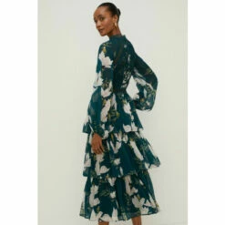 Oasis Magnolia Floral Lace Tiered Dobby Midi Dress For Female 10 Oasis Magnolia Floral Lace Tiered Dobby Midi Dress For Female -Oasis Sales Store unnamed file 585