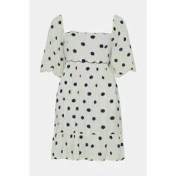 Oasis Spot Bardot Mini Dress For Female -Oasis Sales Store unnamed file 592