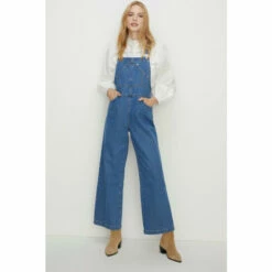 Oasis Wide Leg Relaxed Dungaree For Female -Oasis Sales Store unnamed file 603
